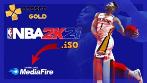 NBA 2K21 iSO PPSSPP Gold for Android iPhone Download