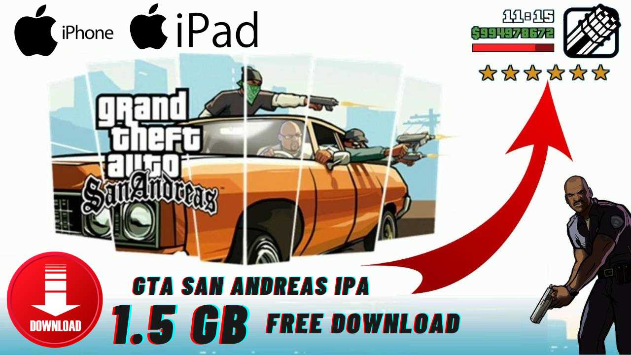 GTA San Andreas ipa iPhone Free Download