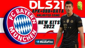 DLS 21 Mod APK Data Bayern Munich Kits 2022 Download