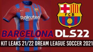FC Barcelona New Kits 2022 DLS 21 FTS Logo