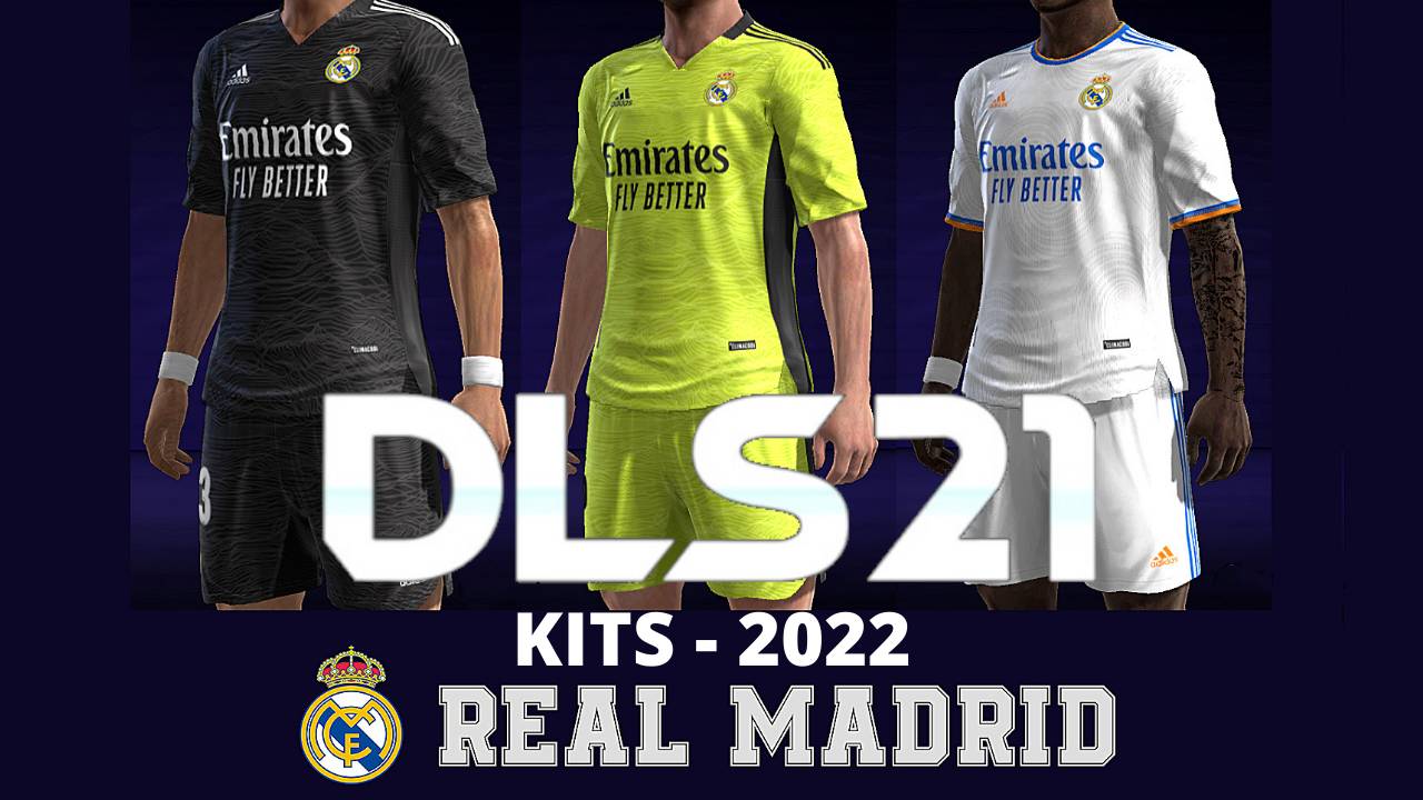Real Mdrid Kits 2022 DLS 21 Dream League Soccer FTS