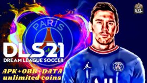 DLS 21 APK Messi on PSG Hack Profile Download