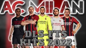 AC Milan Kits 2022 DLS - Dream League Soccer Kits & Logo
