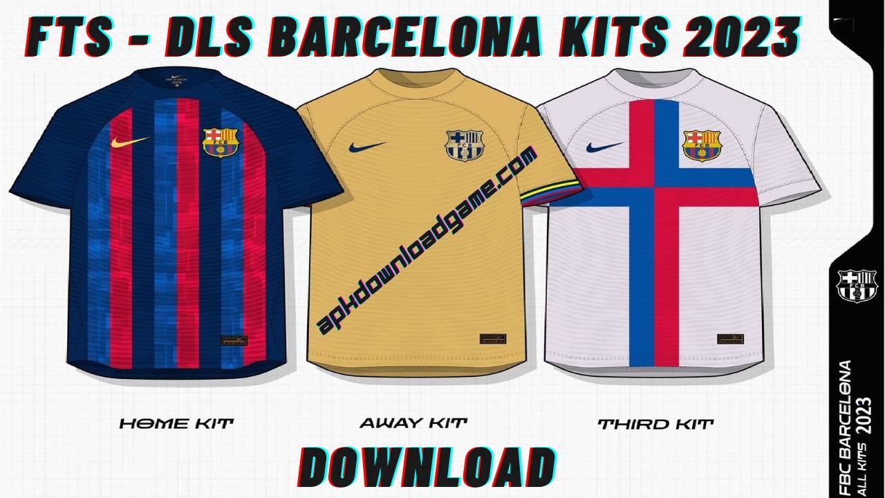 DLS 22 Barcelona Kits 2023 Logo FTS