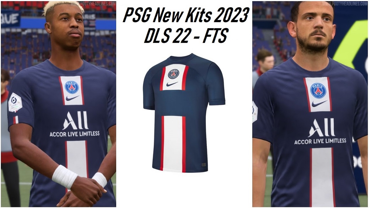 PSG Kits 2023 for DLS 22 FTS