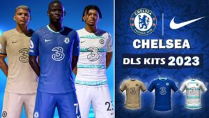 Chelsea Kits 2023 for DLS 22 FTS Logo