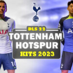 Tottenham New Kits 2023 for DLS 22 FTS