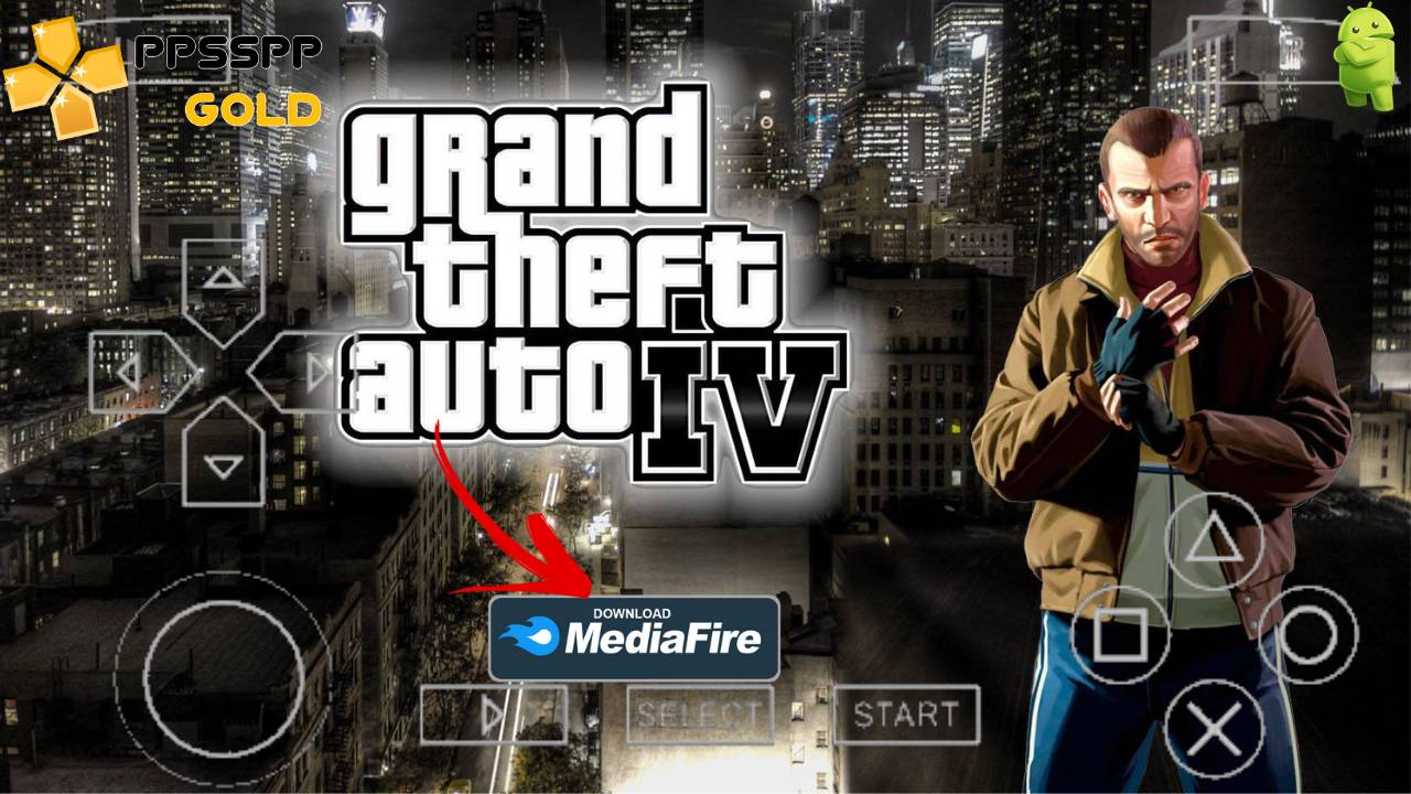 GTA 4 PPSSPP zip Download for Android and iOS