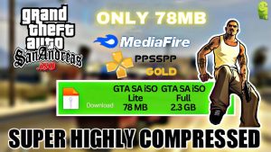 GTA San Andreas PPSSPP iSO Android & iOS Download
