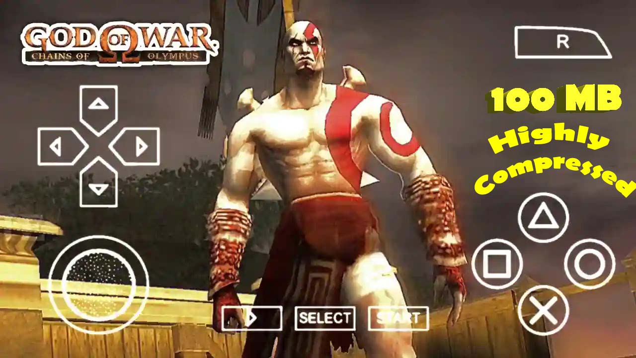 God of War Chains Of Olympus PPSSPP iSO 100MB Download
