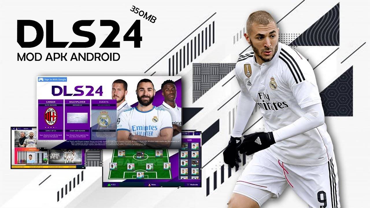 DLS 24 APK Profile dat Real Madrid Kits 2024 Download